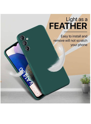 Samsung Galaxy A14 5G Protective Shockproof Soft Liquid Silicone Mobile Phone Case Cover, Green