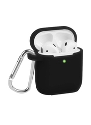 Protective Soft Silicone Case Cover for Apple AirPods 1/2, Black
