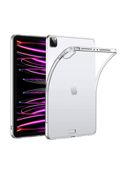 Dux Ducis Apple iPad Pro 12.9 Inch 2022/2021 Ultra Soft Flexible Transparent Bumper Back Tablet Case Cover, Clear