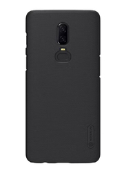 Nillkin OnePlus 6 Super Frosted Shield Hard PC Mobile Phone Back Case Cover, Black