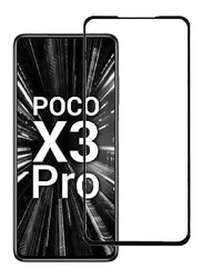 Poco X3 Pro 5D Full Edge to Edge 9H Tempered Glass Screen Protector, Clear