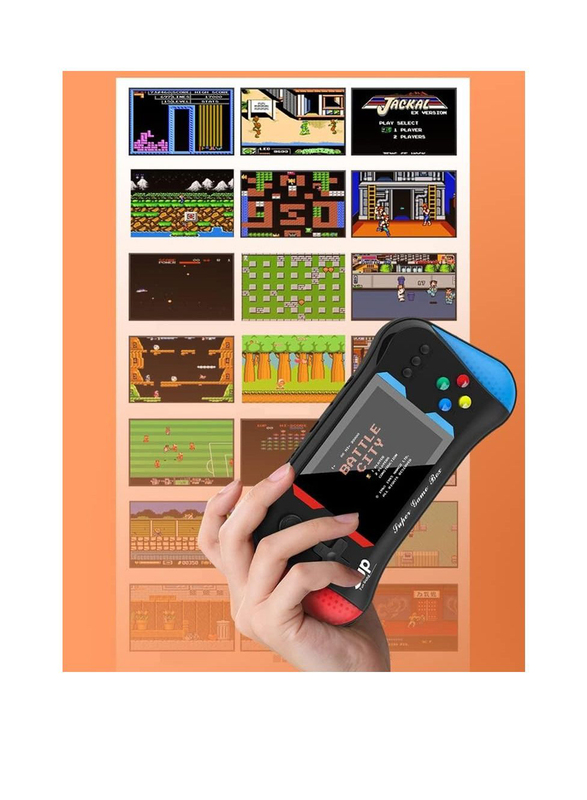 Sup Handheld Retro Game Console with 500 Classical Games, 3.5 Inch, Black