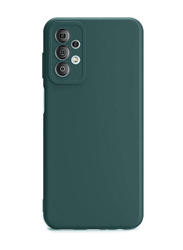 Samsung Galaxy A73 5G Protective Shockproof Soft Liquid Silicone Mobile Phone Case Cover, Green