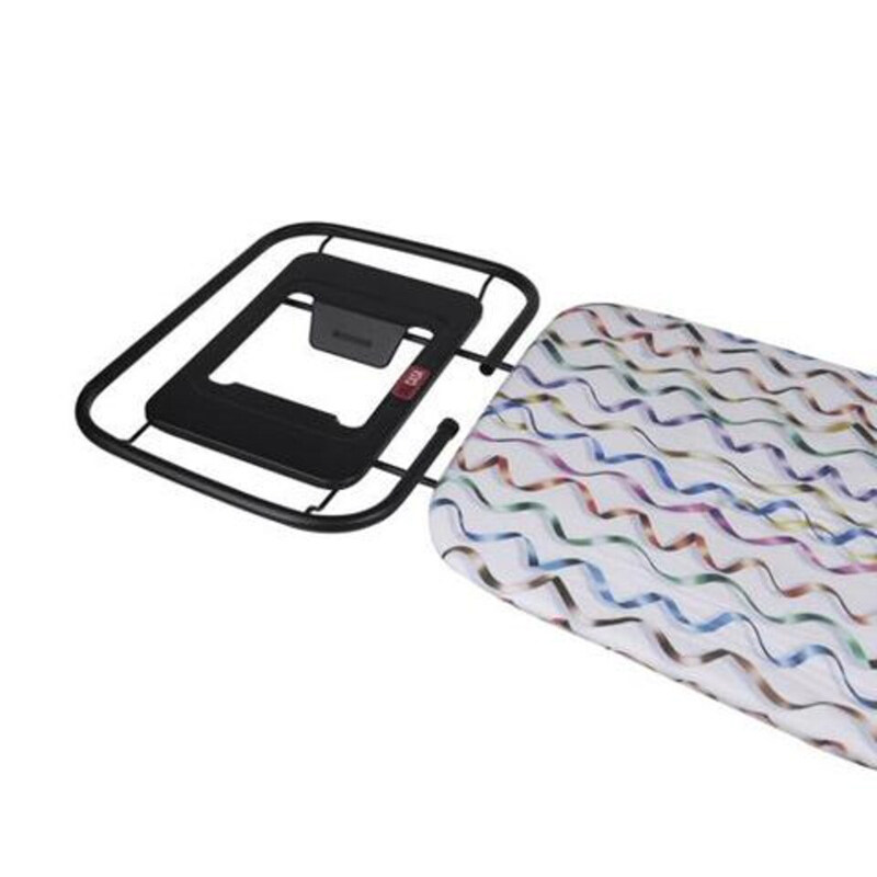 

Delcasa Adjustable Height Vibgyor Mesh Steel Frame Iron Board with Cotton Pad for Home Laundry Room Or Dorm Use, 8mm Pad, Multicolour