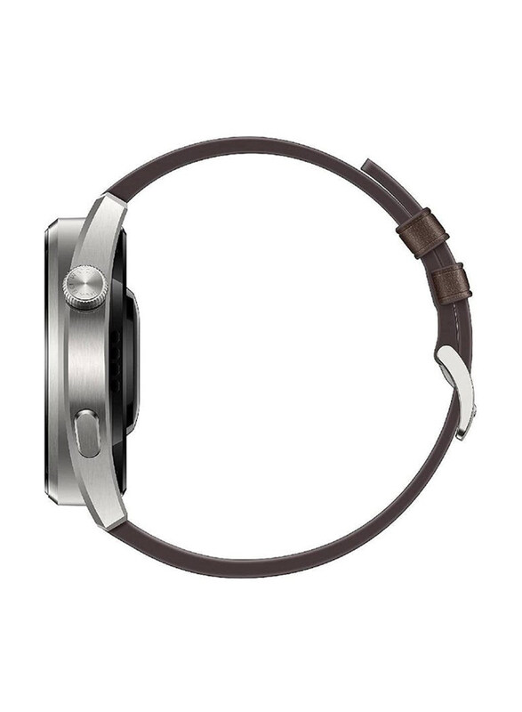 Replacement Leather Strap for Huawei Watch 3/Huawei Watch 3 Pro, Brown