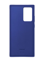 Samsung Galaxy Note 20 Ultra Heavy Duty Leather Mobile Phone Case Cover, Blue