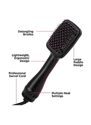 Arabest Professional Multi-Function One-Step Hair Dryer & Styler for Smooth Hair, Black