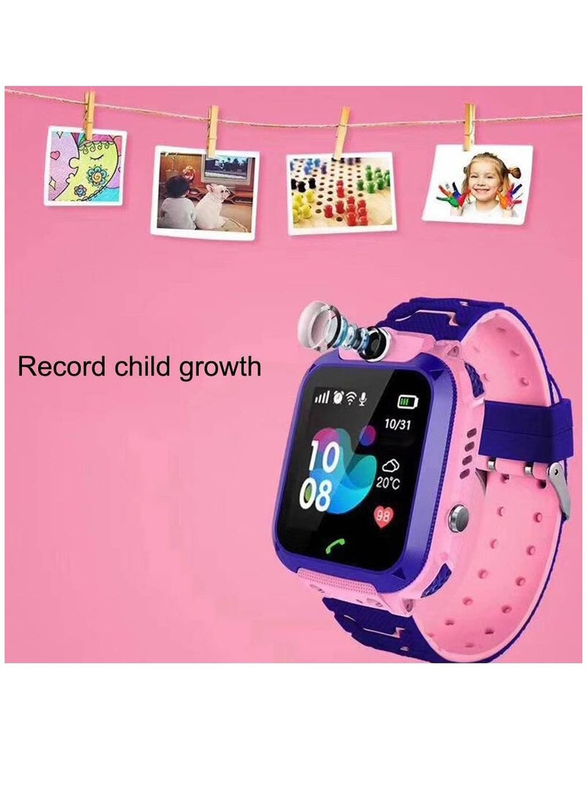 Kids Ultra-Thin Waterproof Tracker Smartwatch, with Phone Call Feature, Pink