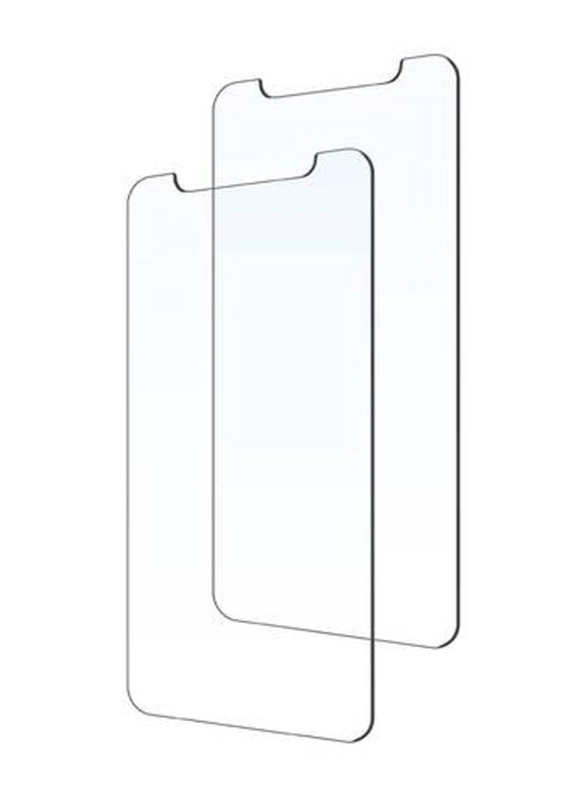 Apple iPhone X Tempered Glass Screen Protector, 2 Pieces, Clear