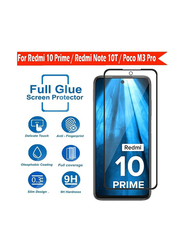 Xiaomi Redmi 10 Prime/Xiaomi Redmi Note 10T/Poco M3 Pro Bubble-Free Scratch-Resistant Tempered Glass Screen Protector, Clear