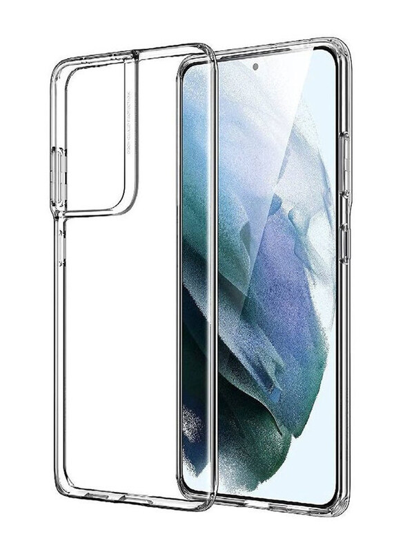 

Generic Samsung Galaxy S21 Ultra Silicone Soft Thin Crystal Protective Mobile Phone Case Cover with Corner Bumpers, Clear