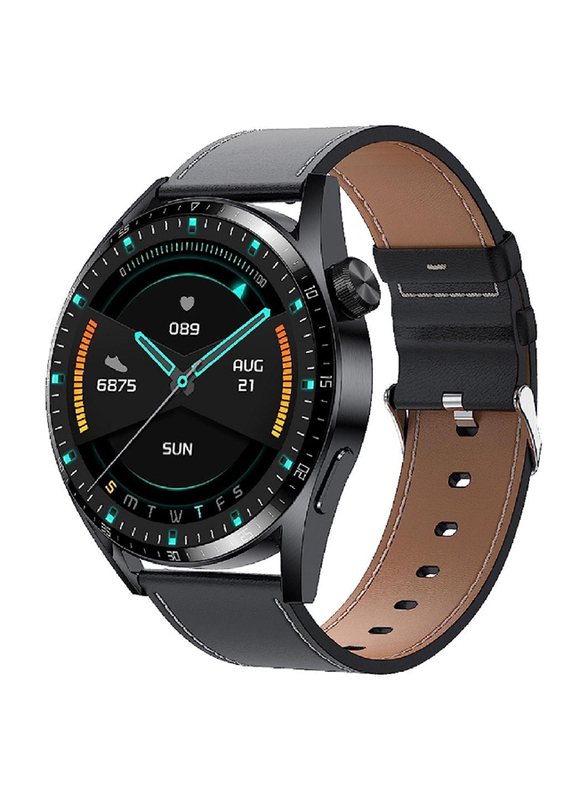 Haino Teko Germany Bluetooth Calling Stainless Steel Smartwatch, Multi-Function, Heart Rate Monitoring, Black