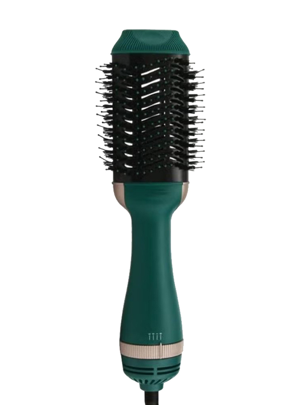 Arabest Professional Hot Air Styler One Step Hair Dryer & Volumizer Hair Straightener Brush Comb, Green