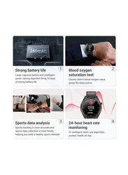 Waterproof Sports Smartwatch, Black