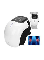 Pain Relief Rechargeable Electric Cordless Vibration Knee Massage Device with Kneading for Arthritis and Joint Circulation Warmer, One Size