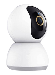 360 Degrees Home Security 2K Surveillance Camera, White