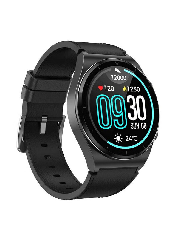 

G-Tab 44mm Smartwatch with Bluetooth Calling, GT3, Black