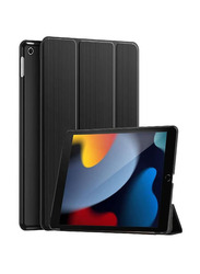 Apple iPad 10.2 Inch Slim Stand Hard Back Shell Protective Smart Case Cover, Black