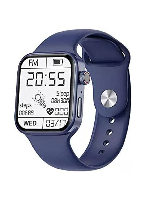 Series 7 Smartwatch, Heart Rate, Body Temperature, Fitness Tracker, Blue