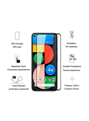 Google Pixel 4A Full Coverage Protective HD Bubble Free Tempered Glass Screen Protector, Clear