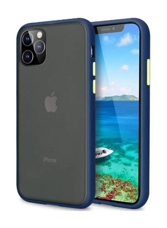 Apple iPhone 11 Pro Protective Matte Mobile Phone Case Cover, Blue