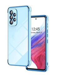 Samsung Galaxy A33 5g Luxury Plating Shockproof Back Mobile Phone Case Cover, Blue