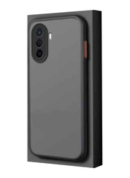 Huawei Nova Y70 Shockproof Matte Back Mobile Phone Case Cover, Black