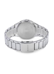 Curren Analog Watch for Men with Stainless Steel Band, Water Resistant, 8106, Silver-White