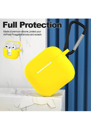 Silicone Protective Case Cover for Apple AirPods 3 3rd Generation, Yellow