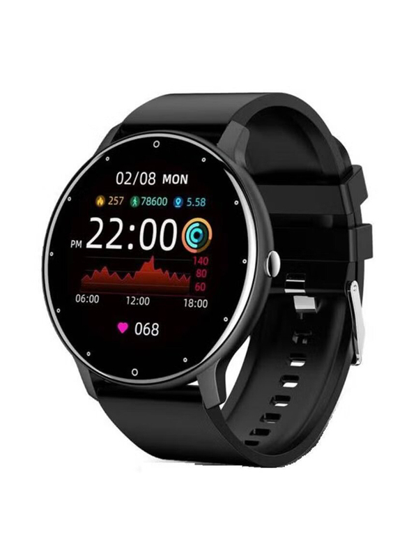 Touch Screen Fitness Tracker Smartwatch, Black