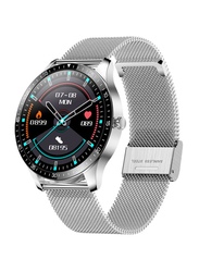 SENBONO 1.28-inch Touch Smartwatch, Silver