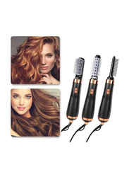 Arabest Professional 3-in-1 Negative Ionic Hot Air Straightener Comb, Black