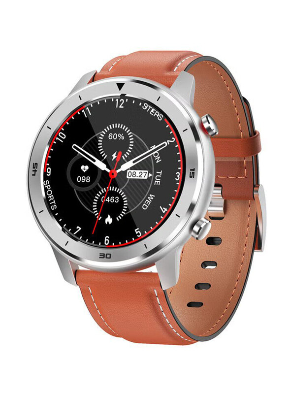 

Generic DT78 Sports Smartwatch, STRWTCH77152, Silver/Brown