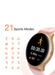 Bluetooth and Waterproof Wrist Smartwatch, Pink