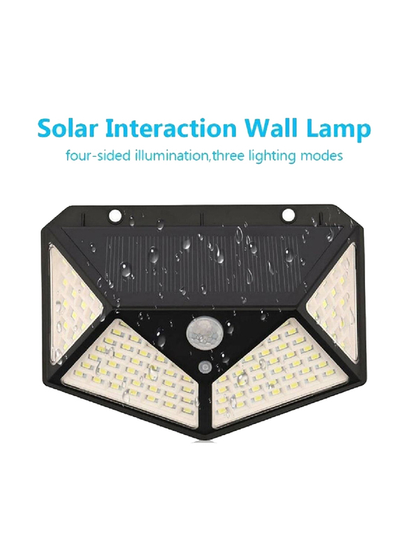 XiuWoo YX-100 New Arrival Solar Interaction Wall Lamp, Black