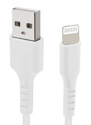 Fast USB Charging and Data transfer Cable, USB Type A to Lightning for Apple Devices, White