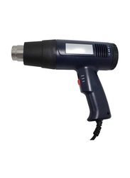 Professional Variable Temperature Control Heat Gun With Accessories, Black