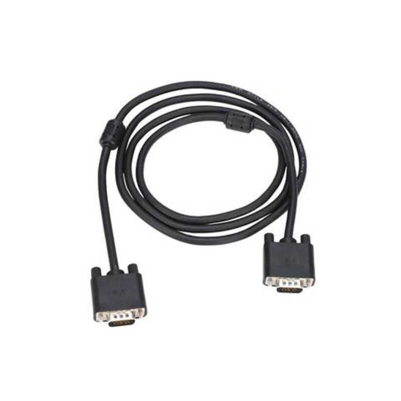 1.5-Meters Male To Male VGA Cable, Black