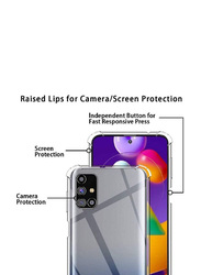 Samsung Galaxy M51 Transparent Anti-Scratch Shockproof Back Mobile Phone Case Cover, Clear