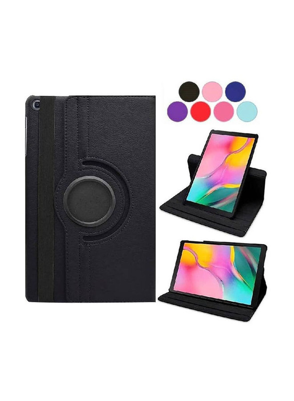 

Generic Samsung Galaxy Tab S6 Lite 2020 10.4" 2020 360 Degree Rotating Stand (Auto Sleep/Wake) Folio Leather Smart Tablet Cover Case, Black