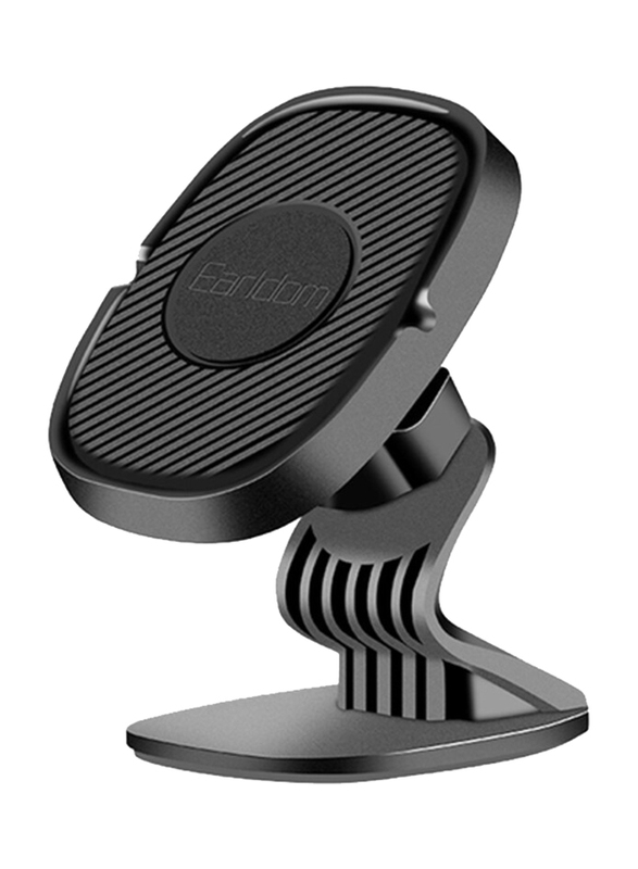 Earldom 360 Magnetic Car Phone Holder Mini Stand, Black