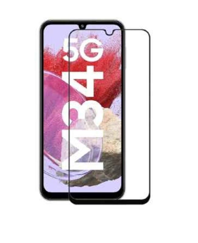

Generic Samsung Galaxy M34 5g 9H Tempered Glass Screen Protector, Clear