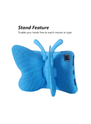 Apple iPad 4th Generation 10.9 2020/iPad Pro 11 2020/2018 Kids EVA Foam Shockproof Kickstand Butterfly Lightweight Mobile Phone Case Cover, Blue