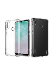 Huawei Y7 (2019) Crystal Clear Shockproof TPU Bumper Mobile Phone Case Cover, Transparent