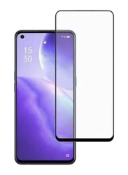 Oppo A94 Full-Screen Tempered Glass Screen Protector, Clear