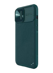 Nillkin Apple iPhone 13 Pro Max CamShield Leather Mobile Phone Case Cover with Camera Protection, Green