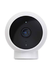 2K Magnetic Mount Home Security Camera, White