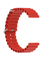 Quick Release Silicone Band with Metal Buckle for Huawei Watch GT2/GT2 Pro, Red