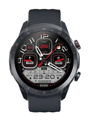 Mibro A2 Sporty Bluetooth Calling Smart Watch 1.39 Inch HD Screen Round Dual Straps Optical Heart Rate Sensor Smartwatch, Black