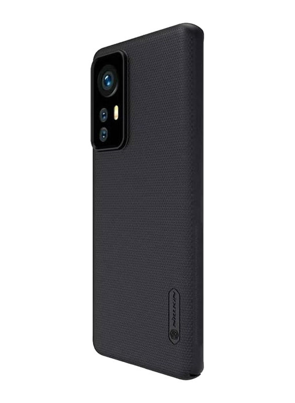 Nillkin Xiaomi 12/12X Super Frosted Shield Hard Mobile Phone Back Case Cover, Black